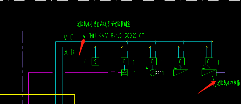 海湾风机直启接线图图片