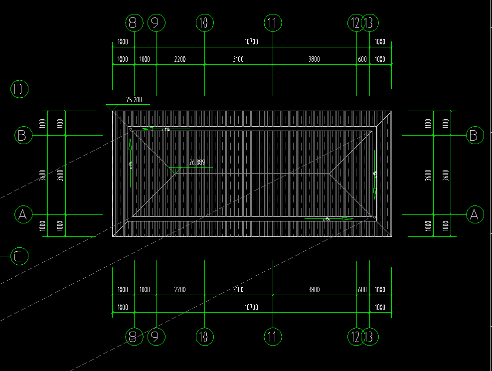 坡屋面的模板面积怎么算呢,按水平投影面积计算的话不是就是算长方形