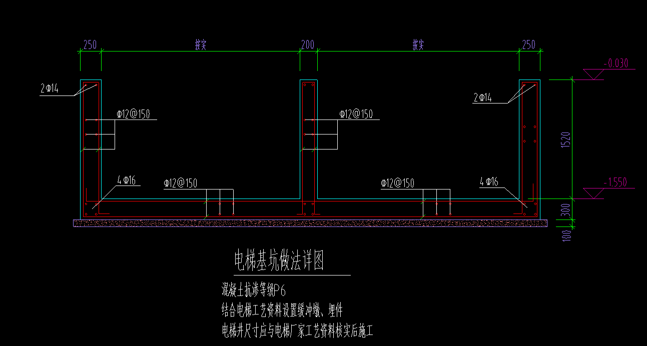 电梯基坑