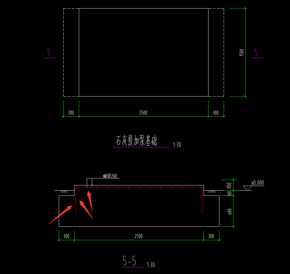 设备基础的顶部钢筋怎么布置