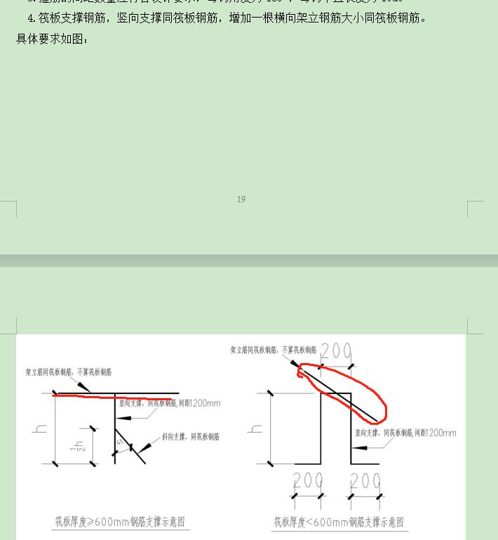 请问各位老师筏板基础马镫筋的这两个架立筋需要计算吗
