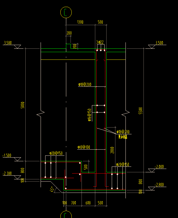 请问大佬这个竖向的构件怎么绘制