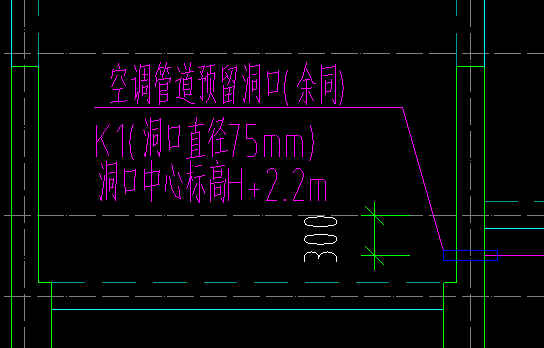 预留洞