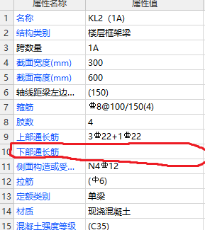 梁没有下部通长筋