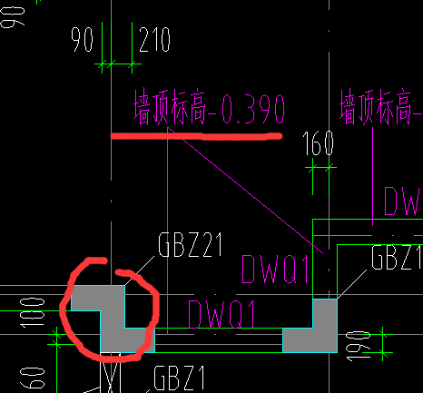 层顶标高