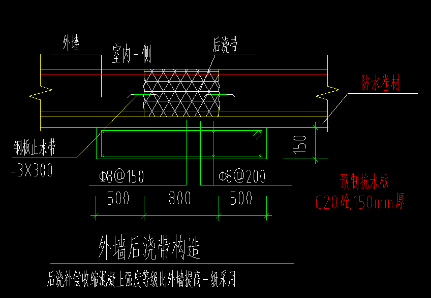 后浇带