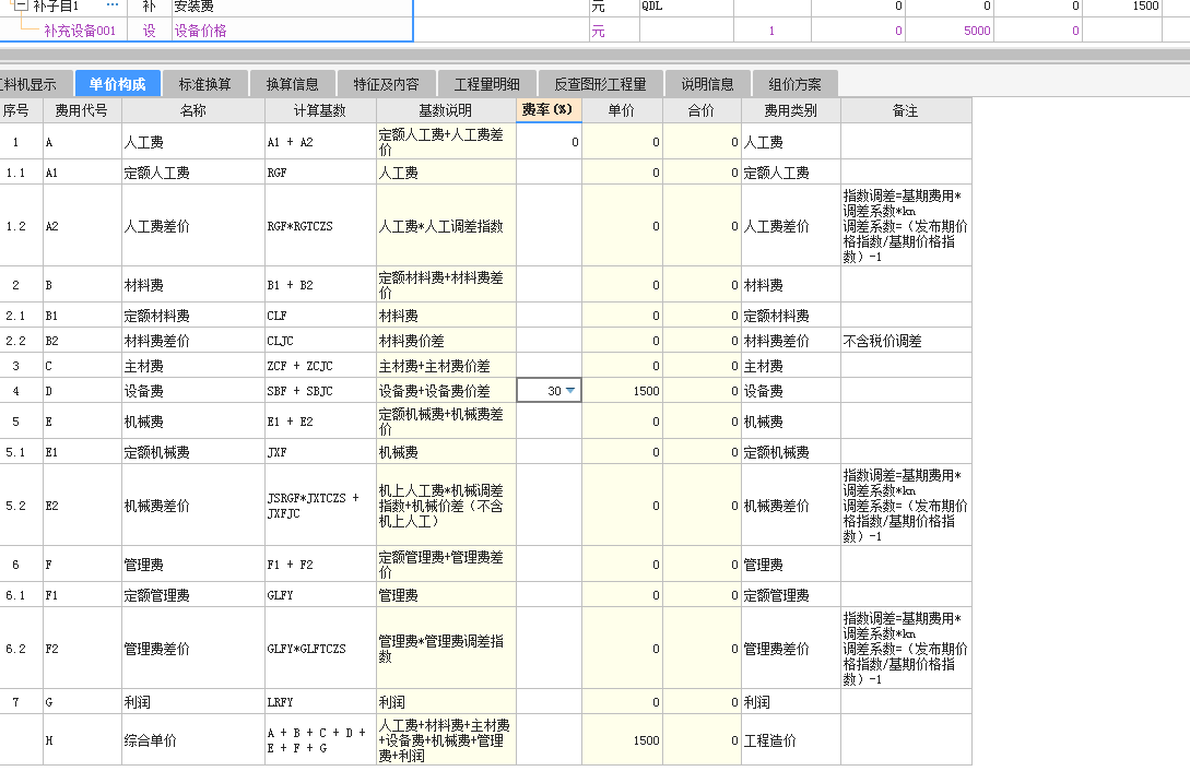 设备购置费