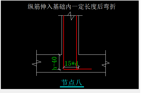 16g剪力墙基础插筋图片