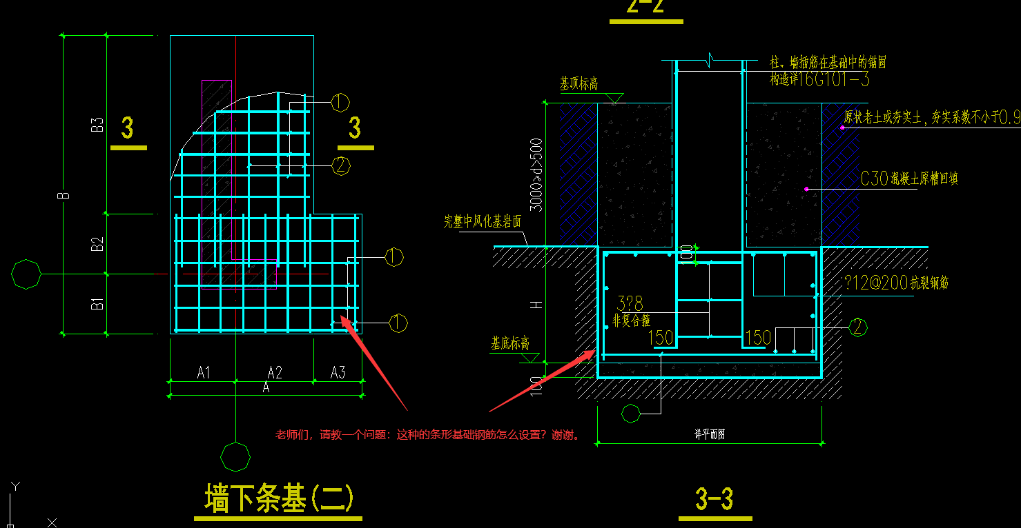 條形基礎鋼筋