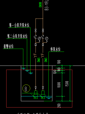 集水坑水泵安装图解图片