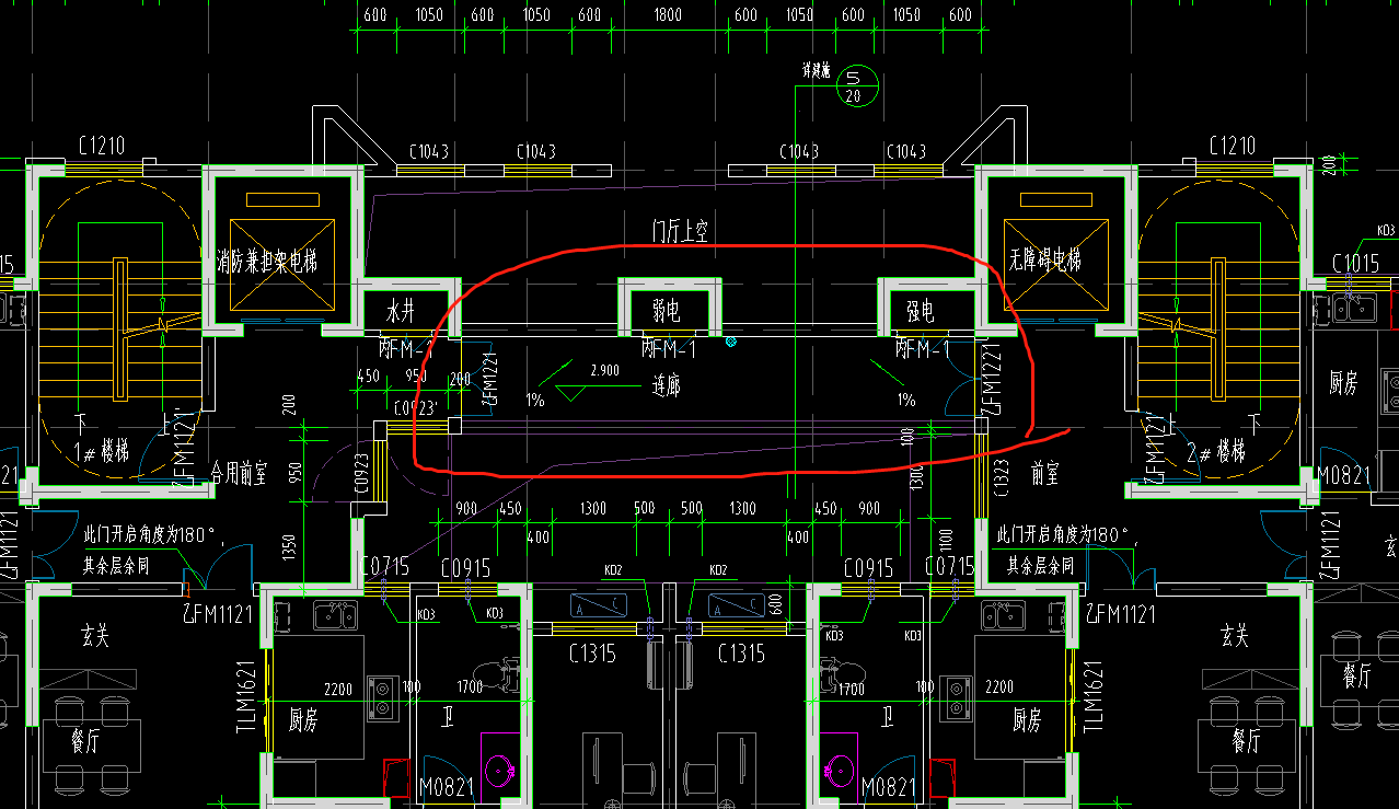 室内连廊建筑面积如何计算?