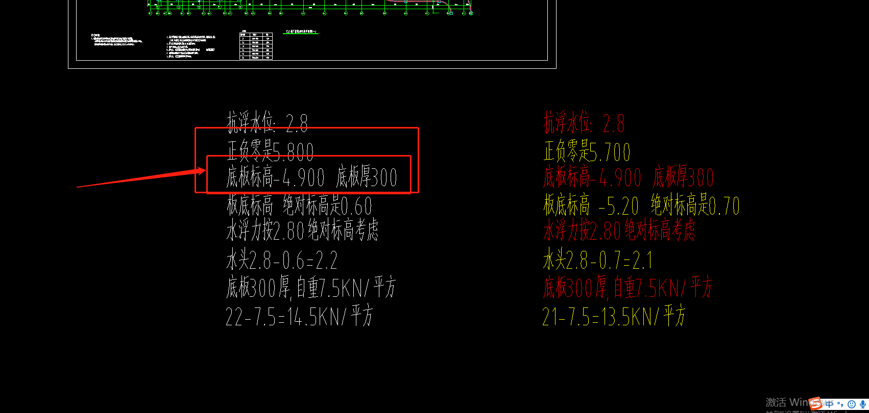 板标高