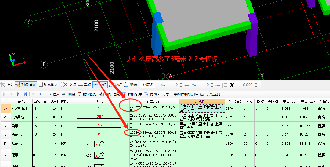 纵筋