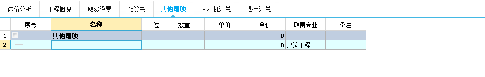 定额计价模式