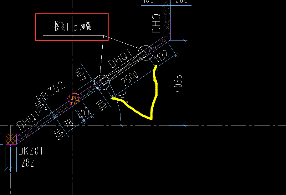 暗柱纵筋