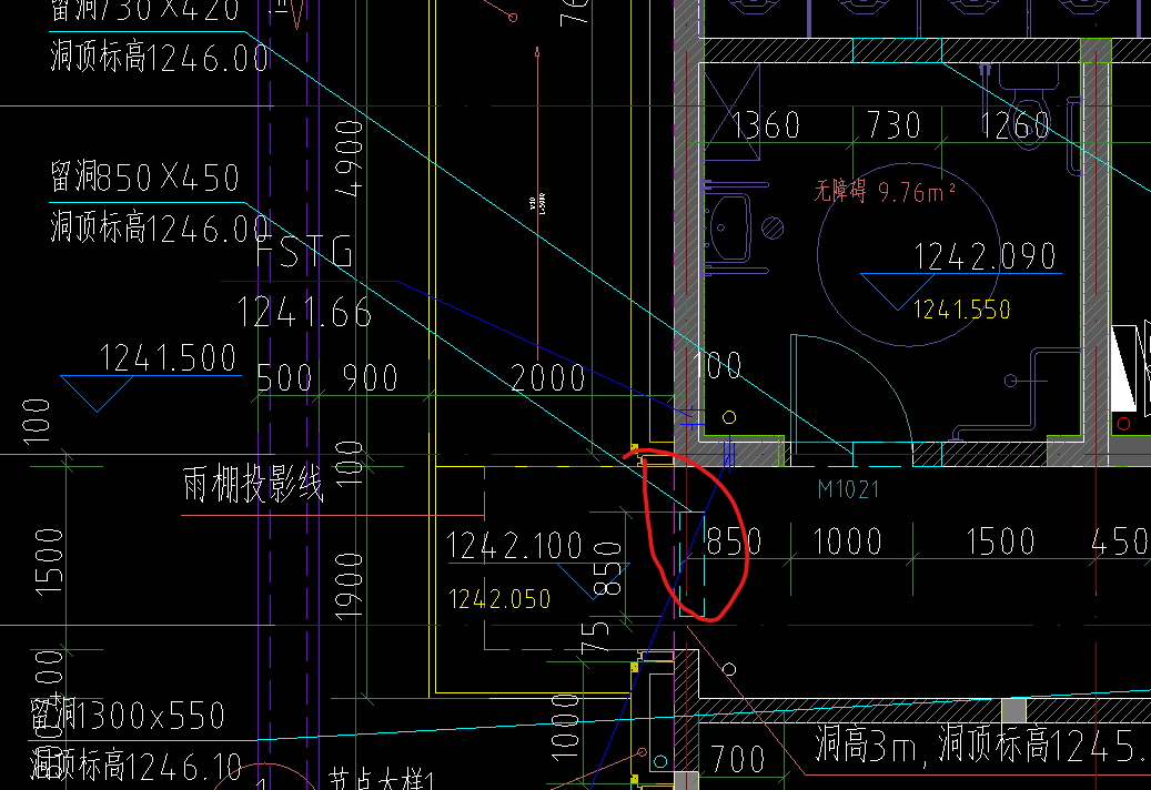 预留洞