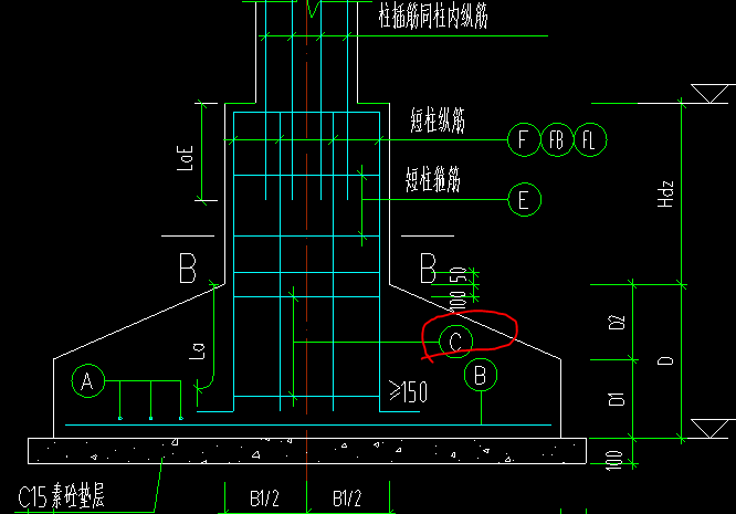 柱中