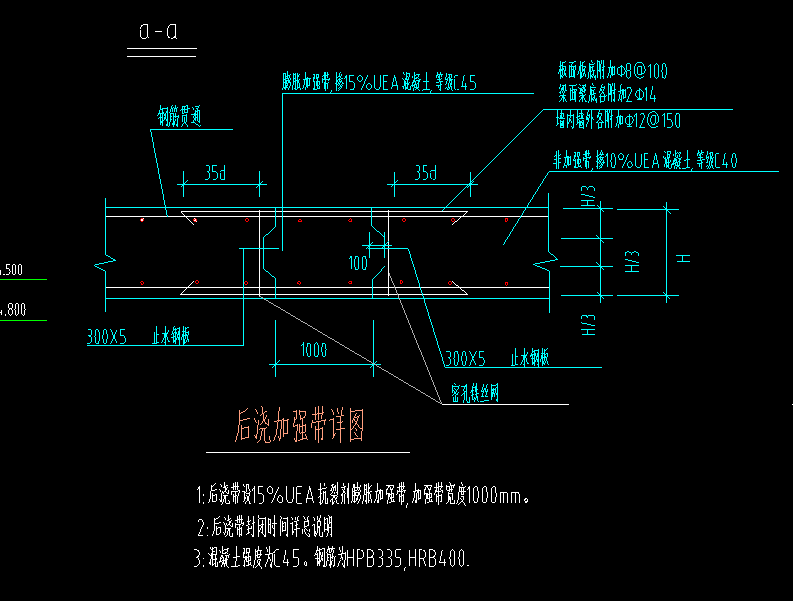 后浇带