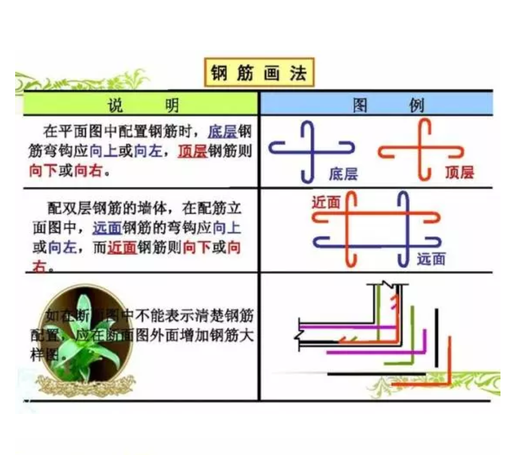 底筋和面筋的图解图片