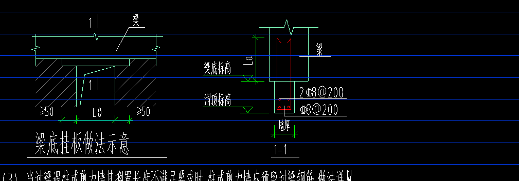 绘制过梁