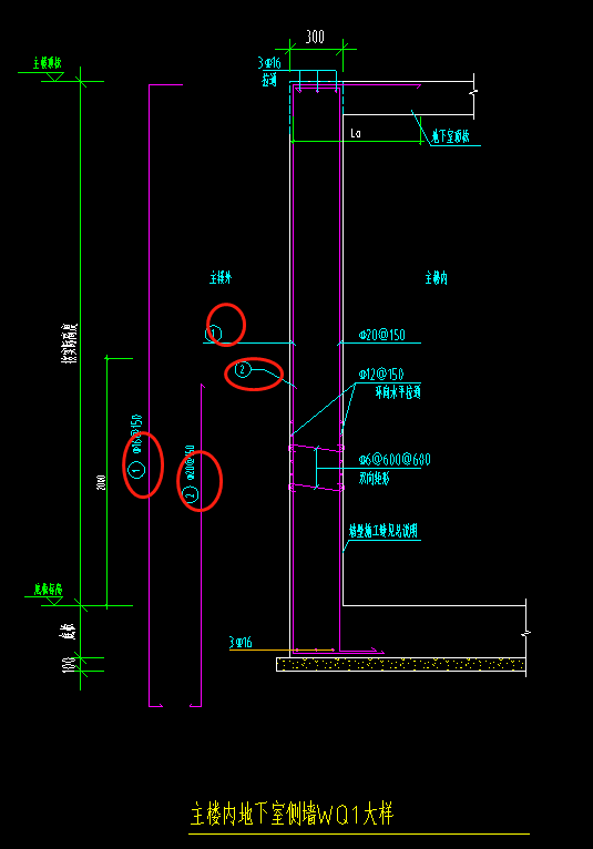 地下室侧墙定义