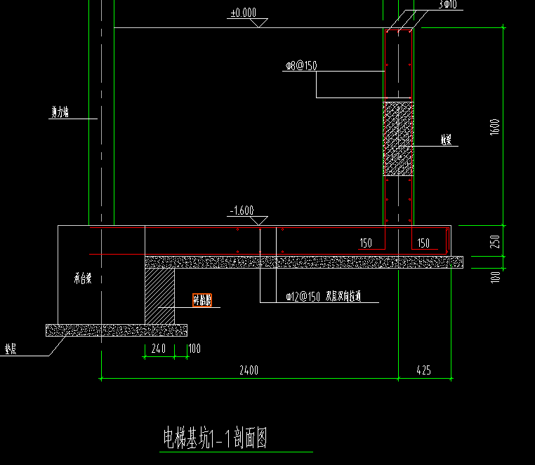 圖紙只給了電梯基坑承臺梁的磚胎膜那其他的承臺梁旁邊需要磚胎膜嗎那