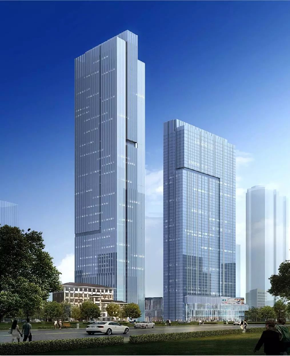 项目概况天津平安泰达国际金融中心项目位于天津市河西区小白楼商业区