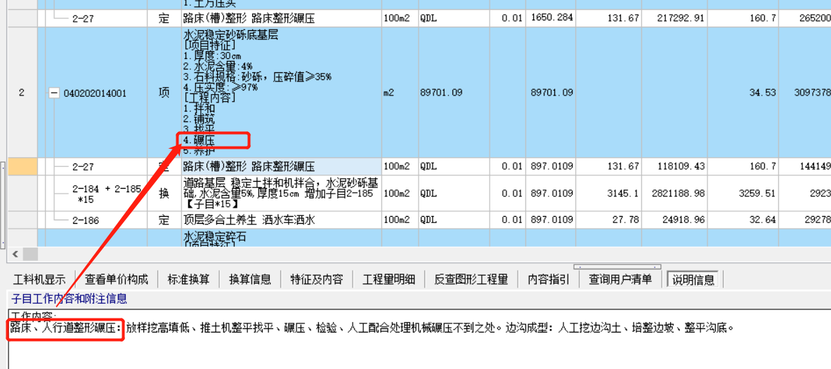 项目特征