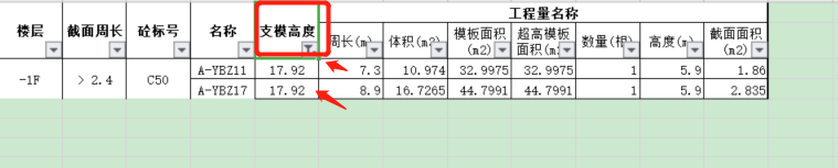 梁支模高度