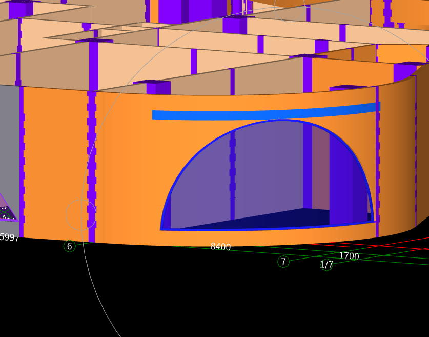 如何将圆弧过梁设置成拱梁