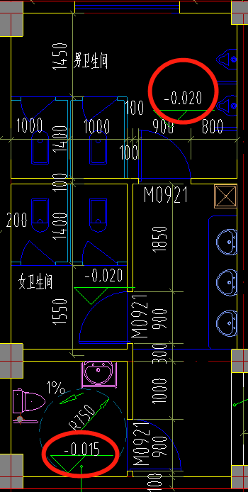 首层底标高