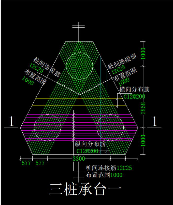 三桩承台