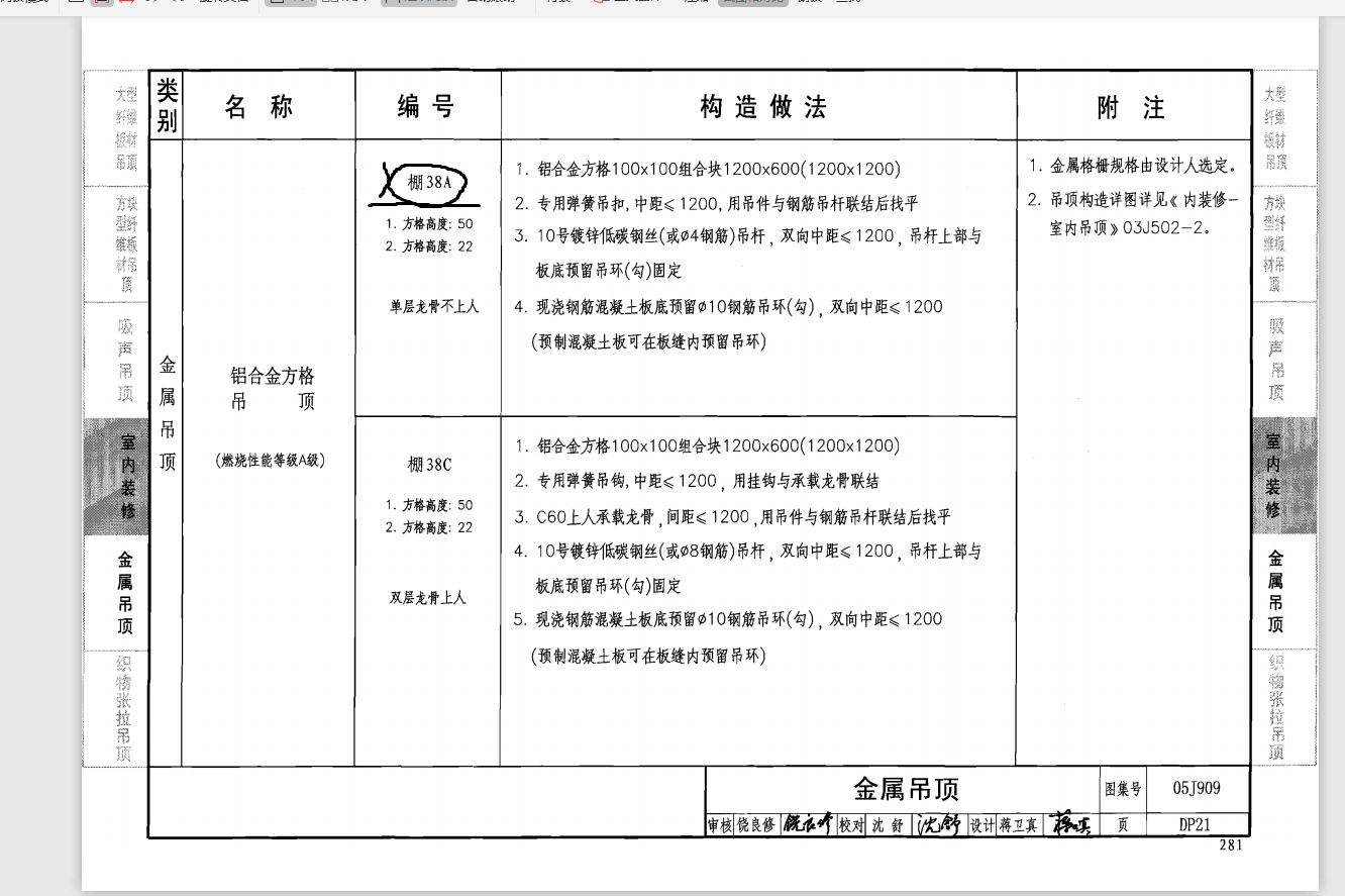套子目
