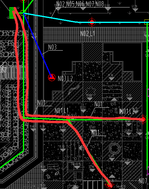 铁路信号电缆径路图图片