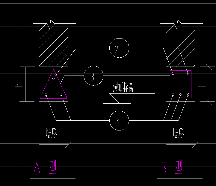 請問門窗洞淨跨表格中的底筋和麵筋如何佈置是否用過樑構件定義