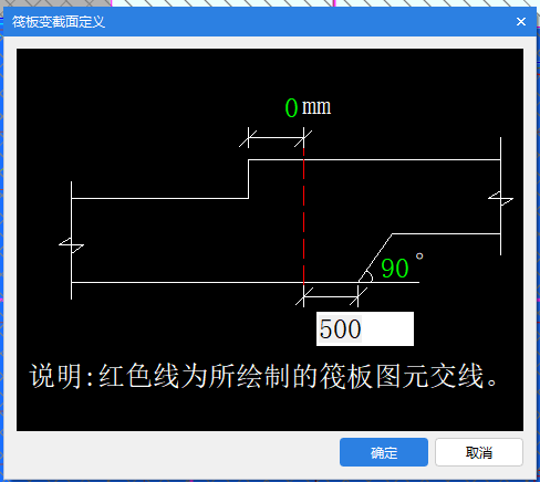 筏板变截面