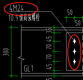 高强螺栓标注符号图片