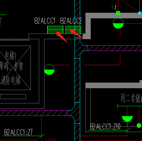 尖头部分有没有竖向桥架