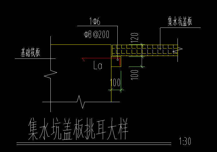 集水坑盖板挑耳