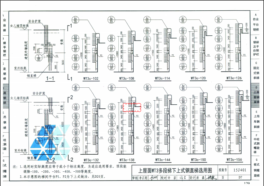 15j401钢梯图集 讲解图片