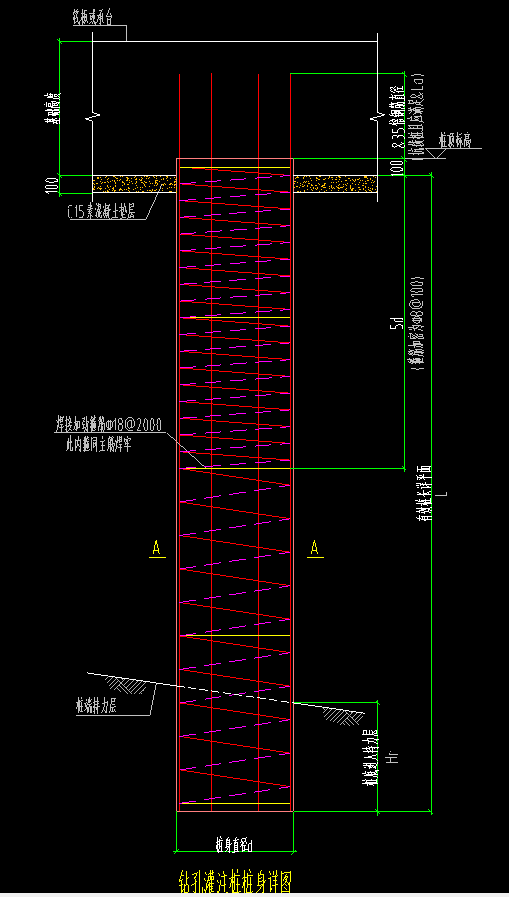 大神们试验桩长l怎么计算尺寸如下图