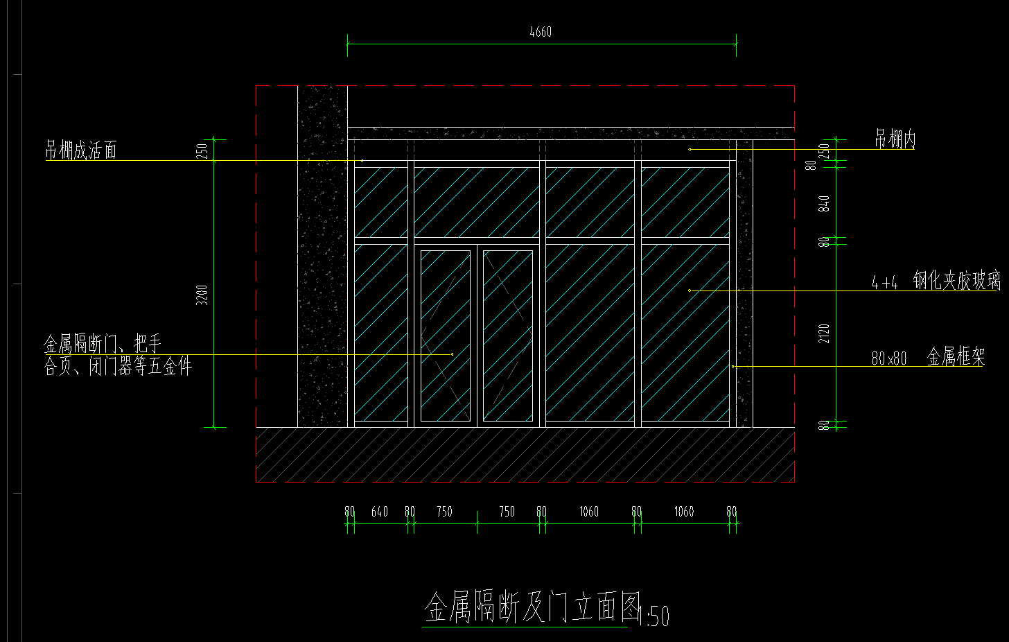 如图,请问直接套隔断 成品项还是套全玻璃隔断 单独不锈钢边框项?