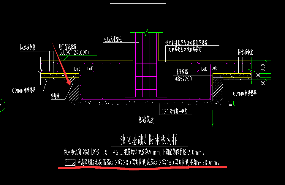 基础砖胎膜施工图集图片