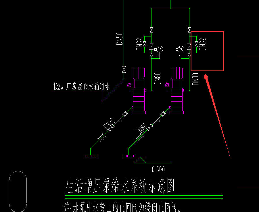 新界增压泵进出水口图图片