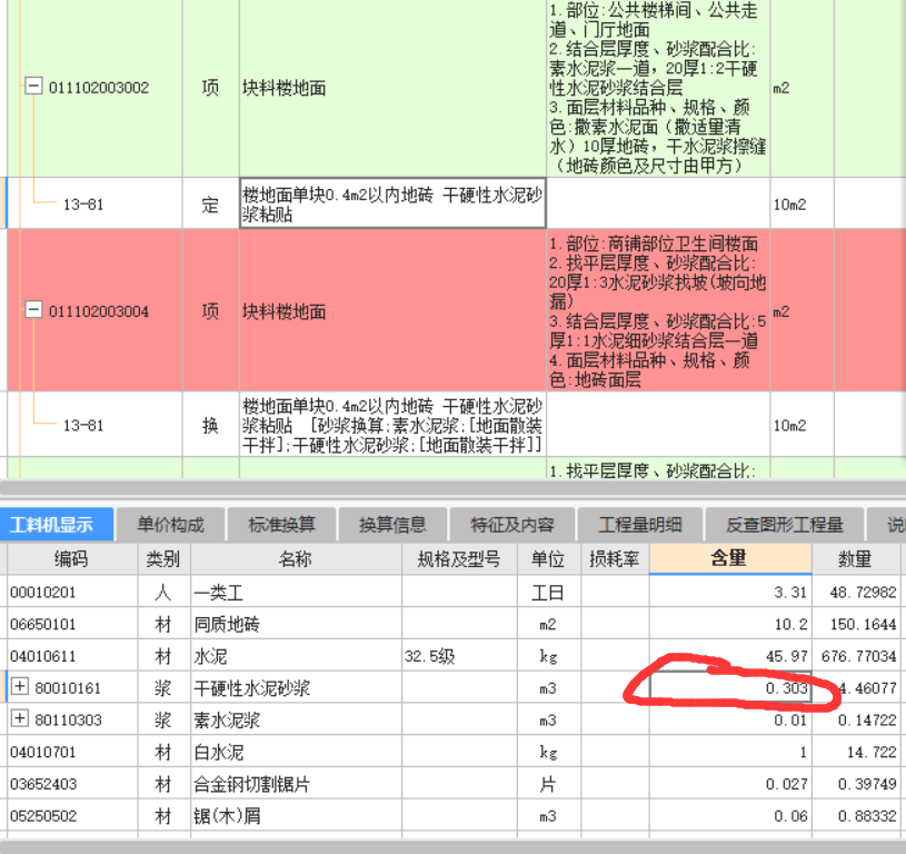 块料