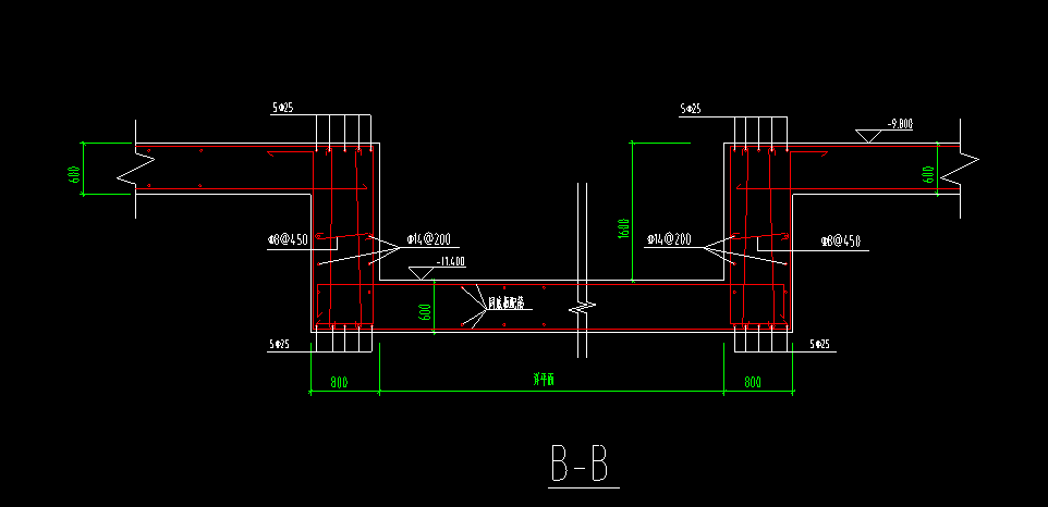集水坑的坑壁水平筋怎么看我其他的钢筋是否输对筏板是c16200双层双向