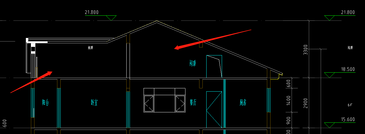 形成建筑空间的坡屋顶