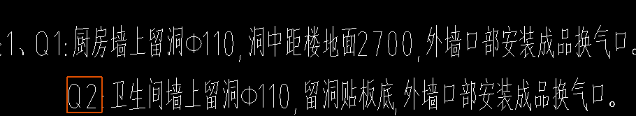 预留洞