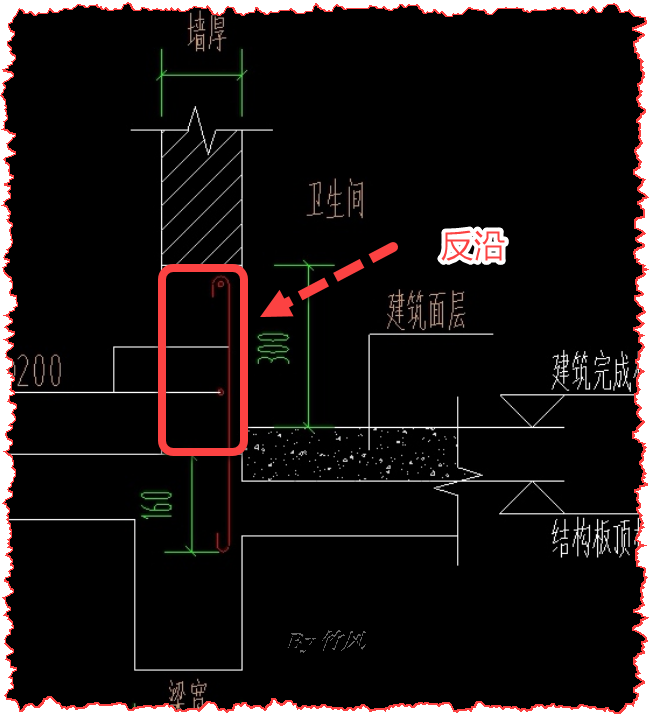 卫生间反沿问题