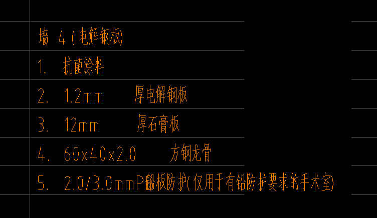 請問電解鋼板牆面該如何執行清單定額